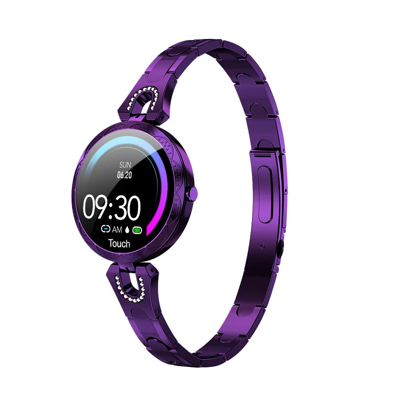 696 AK15 Woman's Smart Bracelet Heart rate Blood pressure Sleep Quality detection Pedometer IP67 Waterproof fashion Smart Watch