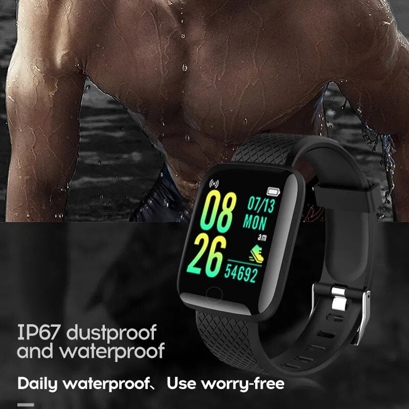 116 Plus Smart Watch Fitness Tracker Smartwatch Heart Rate Monitor Waterproof Sports Watches D13 for Men Women PK Y68 D20 2023