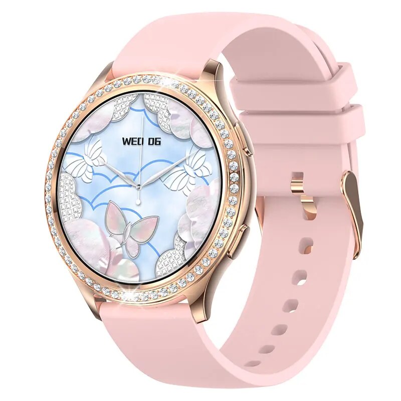 2023 Fashion Smart Watch Women Waterproof Wearable Device Heart Rate Monitor Sports Smartwatches  For Android ios Xiaomi Huawei