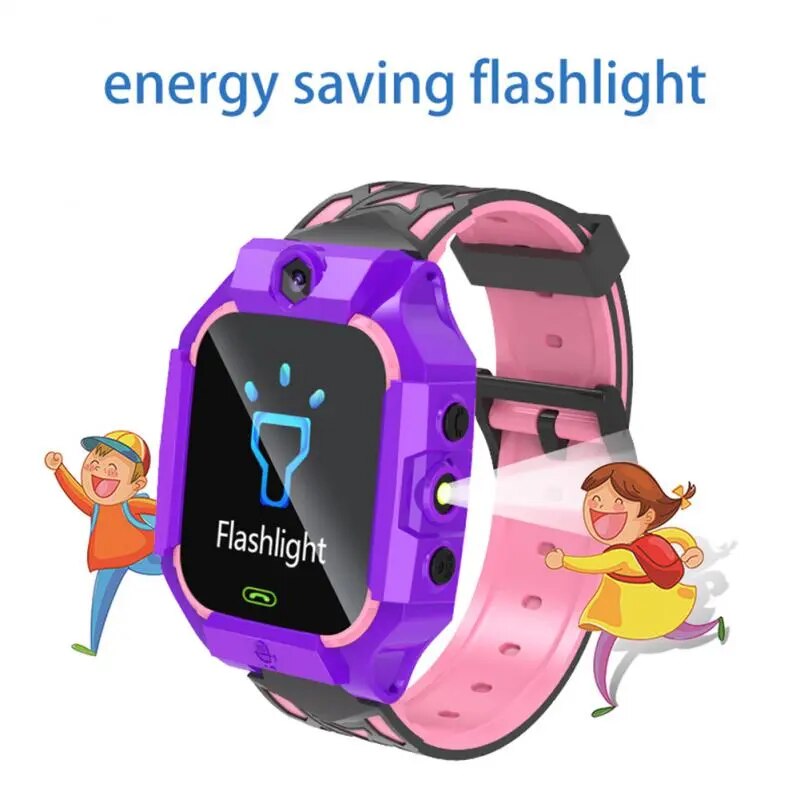 Kids Smart Watch Sim Card SOS Call Phone Smartwatch For Children Watch Waterproof Camera Location Tracker Gift For Boys And Girl