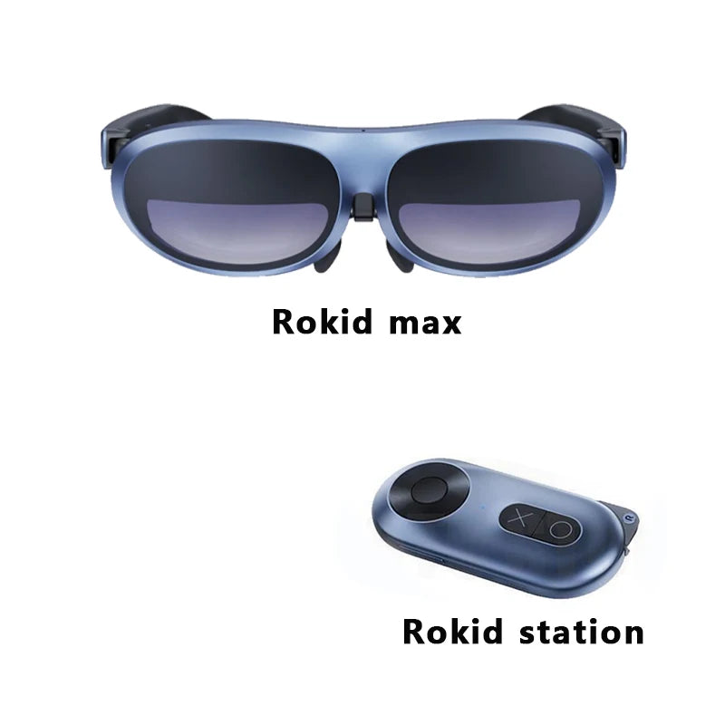 Original Rokid Max AR 3D Smart Glasses Micro OLED 215”Max Screen 50° FoV Viewing For Phones/Switch/PS5/Xbox/PC Smart On Sales