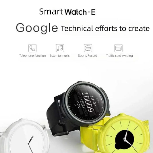 TicSmartwatch E Wear OS Smartwatch For Men Women 4GB ROM IP68 Waterproof For iOS Android  Display Machine Hzbot