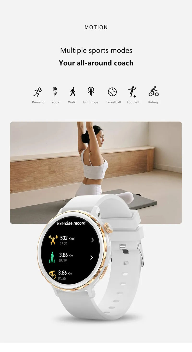 Wonlex DW21 Lady Smart Wrist Watch Female Smartwatch Women Elegant Wristband Health Monitoring Alarm Clock Reminder Fitness Band