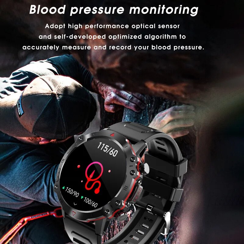 GEJIAN Bluetooth Call Men Smart Watch Health Monitor Android IOS Fashion Watch 1.39 inch Sport waterproofing SmartWatch Men 2023