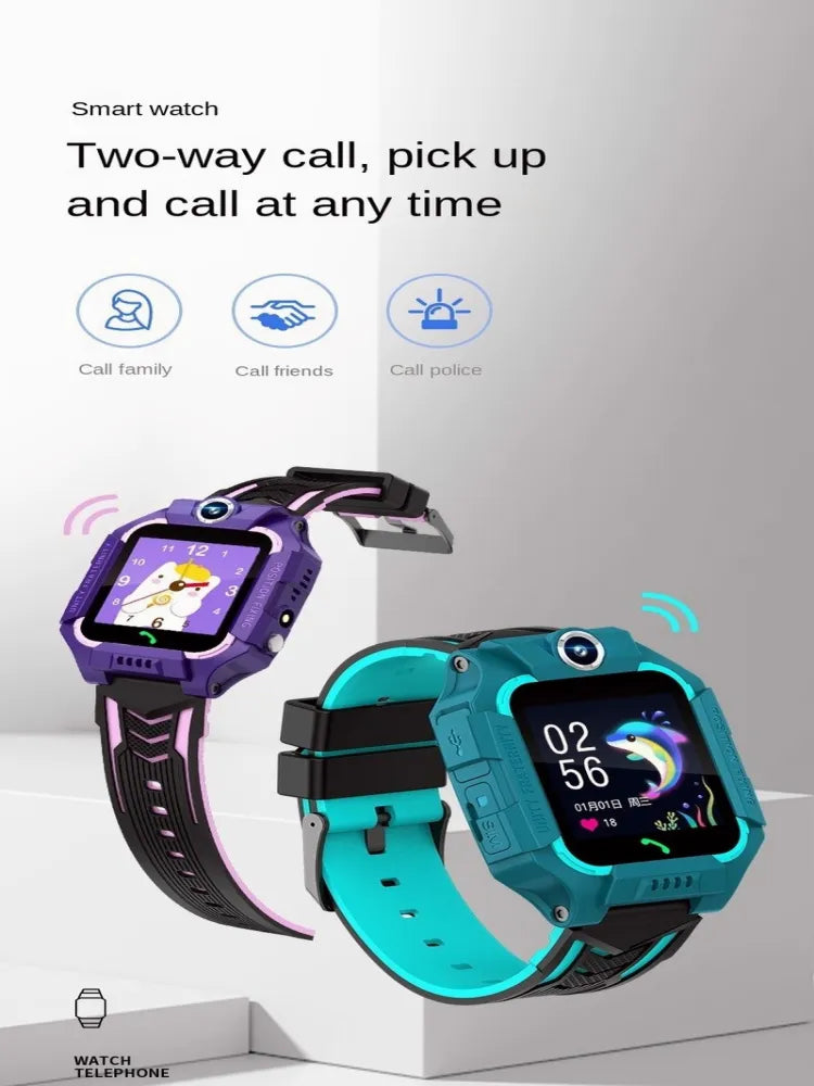 Kids Smart Watch Sim Card SOS Call Phone Smartwatch For Children Photo Waterproof Camera Location Tracker Gift For Boys and Girl